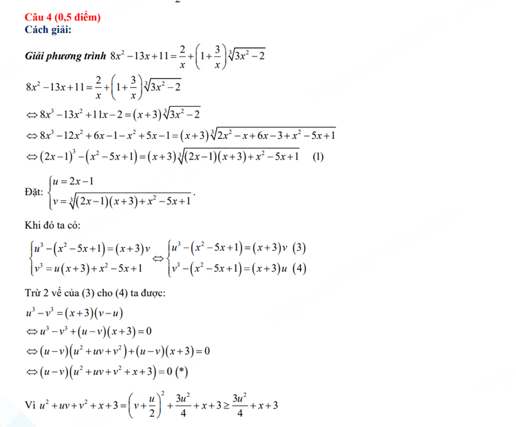 Đáp án đề thi vào 10 Phú Thọ môn Toán 2023