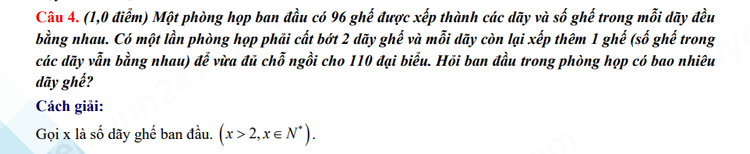 Đáp án đề thi tuyển sinh môn Toán Hà Tĩnh 2023