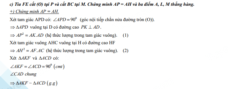 Đáp án đề thi tuyển sinh lớp 10 môn Toán TPHCM 2023