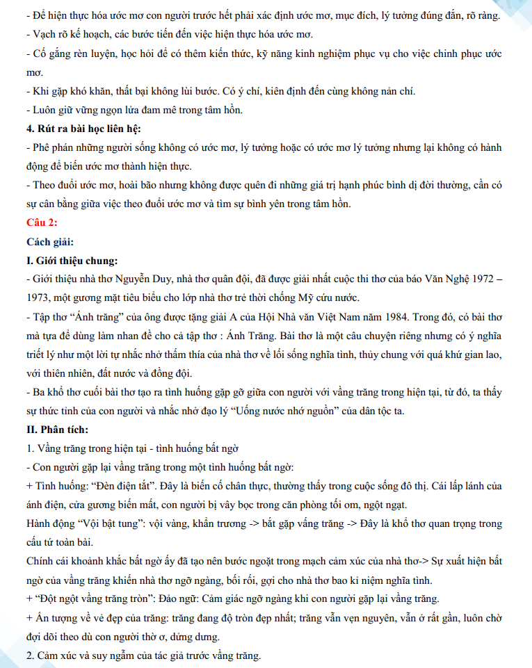 Đáp án đề thi tuyển sinh lớp 10 môn Văn Lạng Sơn 2023