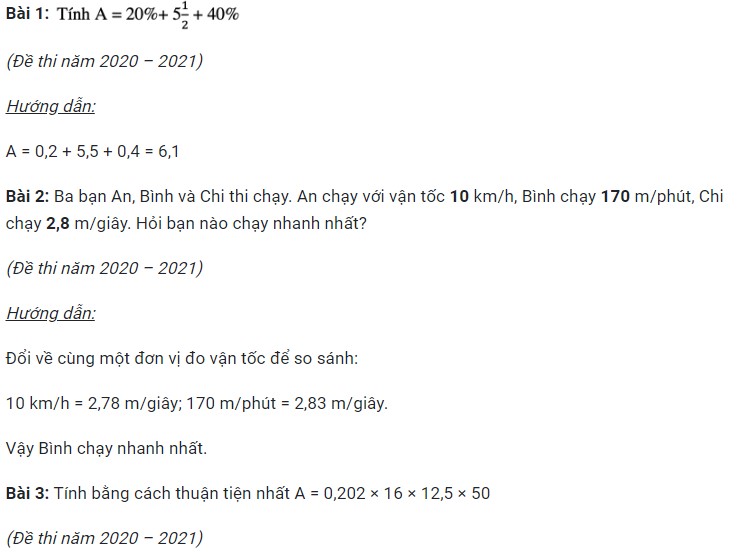 Đề thi vào lớp 6 môn Toán trường THCS Thanh Xuân 2023 có đáp án