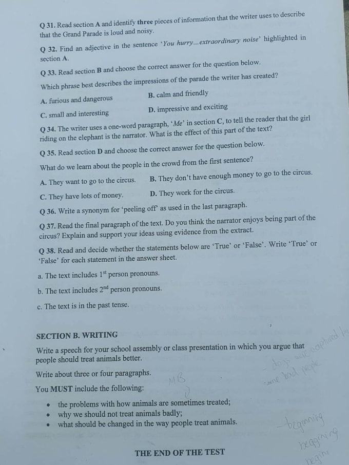 Đề thi lớp 10 tích hợp TP HCM 2023