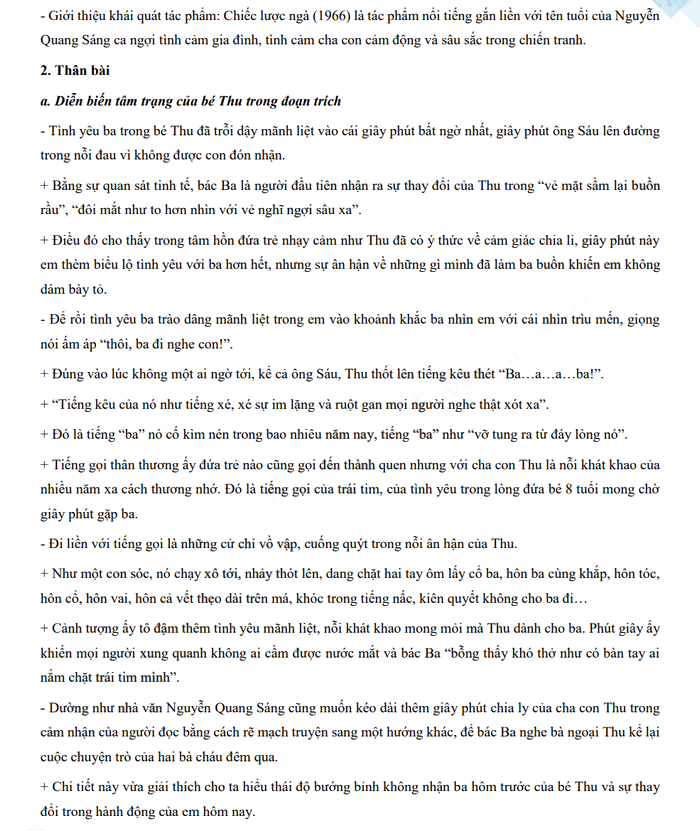 Đáp án đề thi tuyển sinh lớp 10 môn Văn Quảng Ngãi 2023