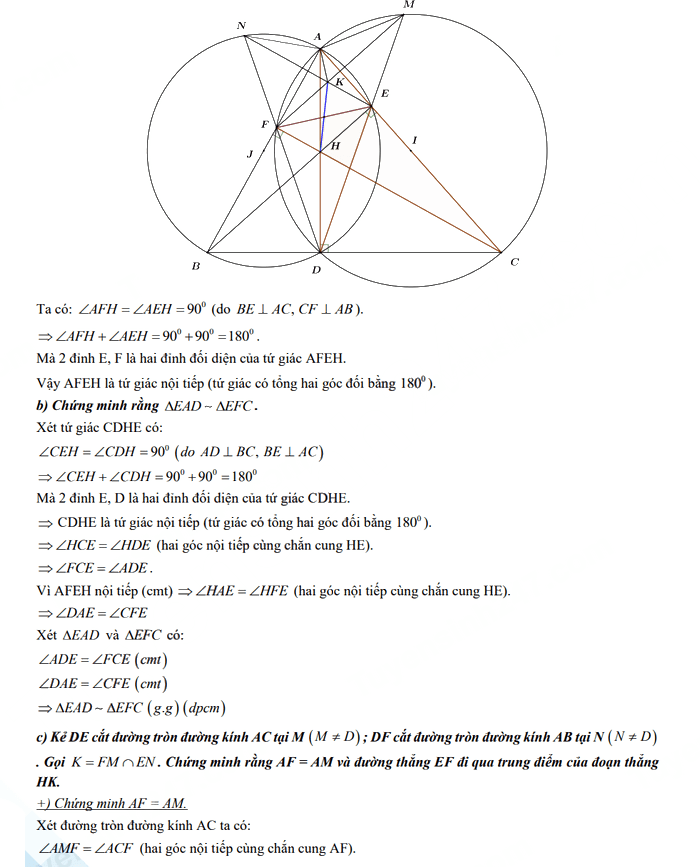 Đáp án đề thi tuyển sinh lớp 10 môn Toán Lạng Sơn 2023