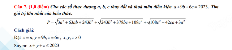 Đáp án đề thi tuyển sinh lớp 10 môn Toán Đắk Lắk 2023