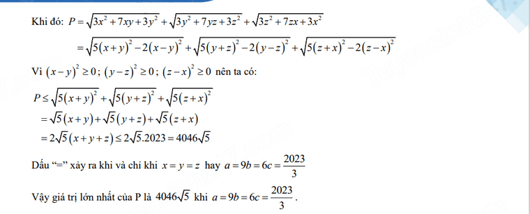 Đáp án đề thi tuyển sinh lớp 10 môn Toán Đắk Lắk 2023