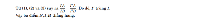 Đáp án đề Toán thi vào lớp 10 chuyên Tin Hà Nội 2023