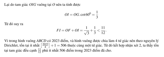 Đáp án Toán chuyên Hà Nội 2023