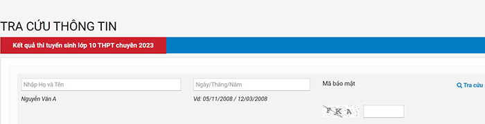 Tra cứu điểm thi vào 10 chuyên KHTN Hà Nội 2023