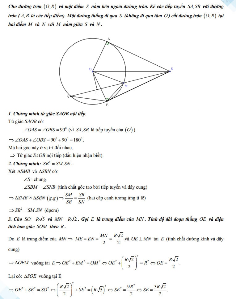 Đáp án đề thi tuyển sinh lớp 10 môn Toán Hà Nam 2023