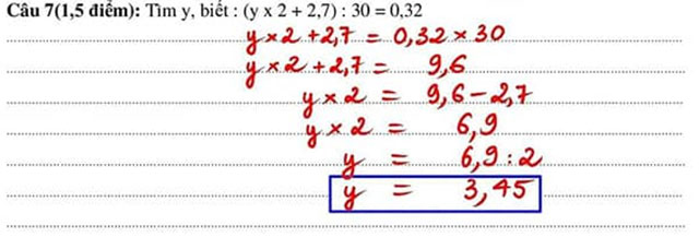 Đáp án đề thi vào lớp 6 môn Toán trường Nobel School, Thanh Hóa 2023