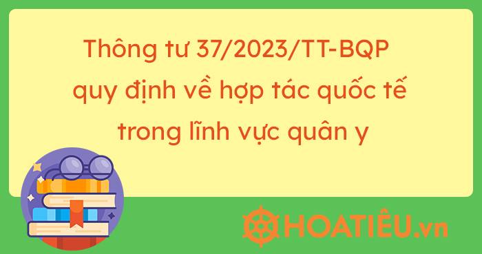 Thông tư số 37/2023/TT-BQP 