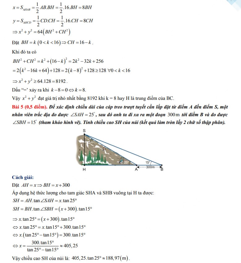 Đáp án đề thi vào 10 môn Toán Kiên Giang 2023