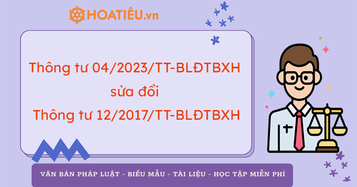 Thông tư số 04/2023/TT-BLĐTBXH 