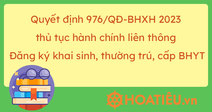 Quyết định 976/QĐ-BHXH 2023