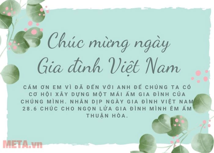 Mẫu thiệp mừng ngày 28/6