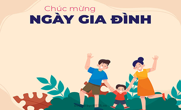 Thiệp đẹp chúc mừng ngày gia đình Việt Nam 28-06