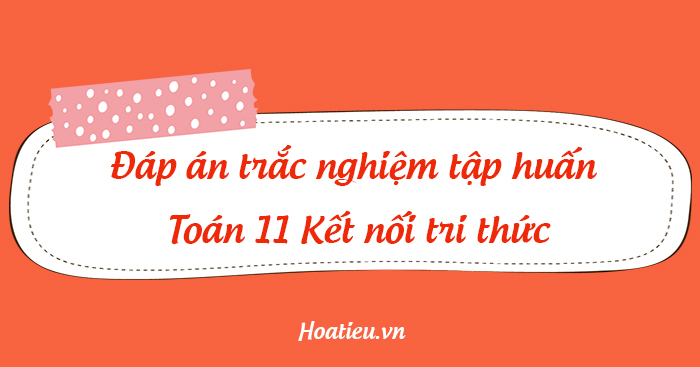 Đáp án tập huấn SGK lớp 11 môn Toán