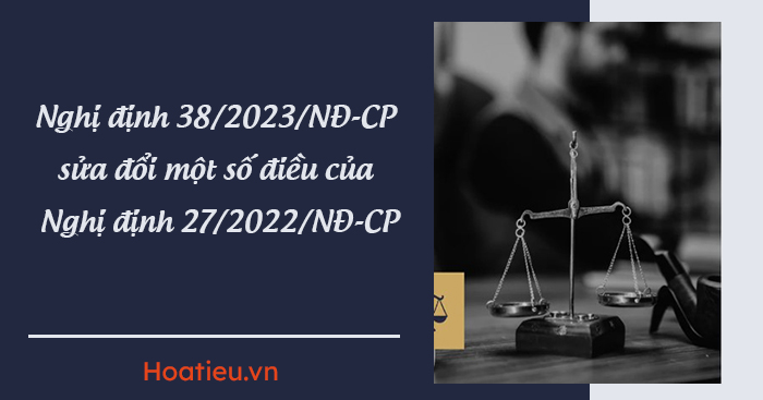 Nghị định số 38/2023/NĐ-CP