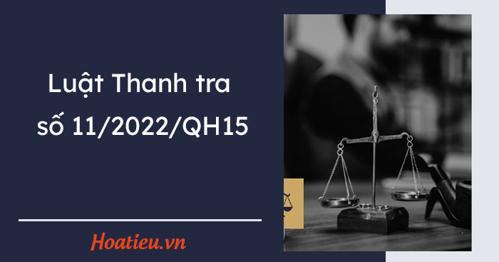 Luật Thanh tra năm 2022