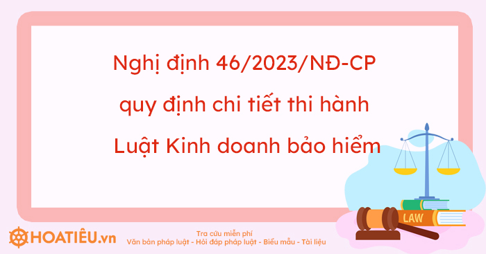 Nghị định 46/2023/NĐ-CP