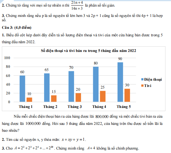 Tuyển tập đề thi học sinh giỏi môn Toán lớp 6
