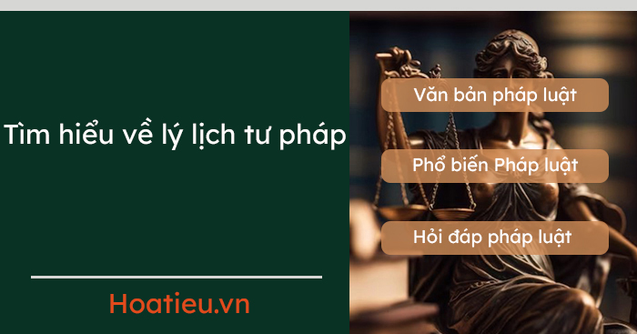Tìm hiểu về phiếu lý lịch tư pháp