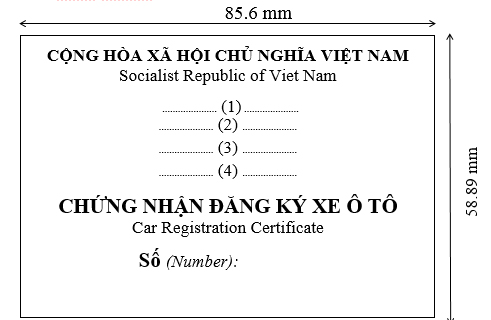 Giấy Chứng nhận đăng ký xe ô tô