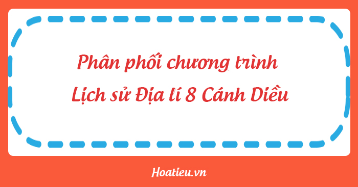 PPCT môn Lịch sử Địa lí 8 sách Cánh Diều