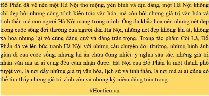 Tóm tắt văn bản Cõi lá