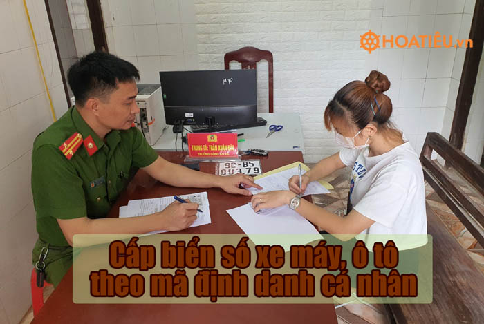 Cấp biển số định danh cho xe ô tô, xe máy