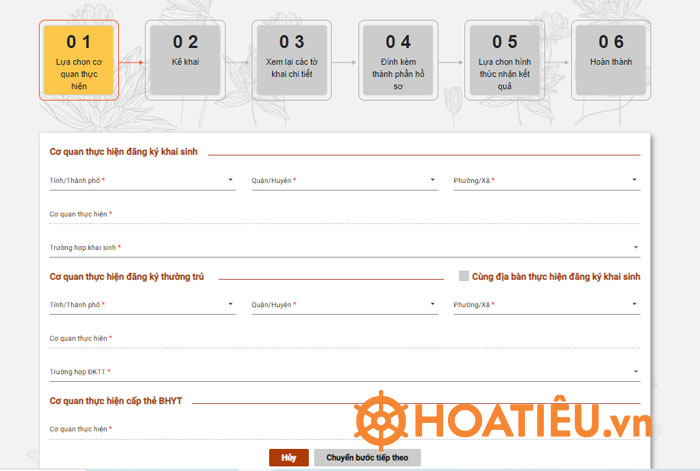  Đăng ký cấp thẻ BHYT cho trẻ dưới 6 tuổi qua mạng mới nhất 