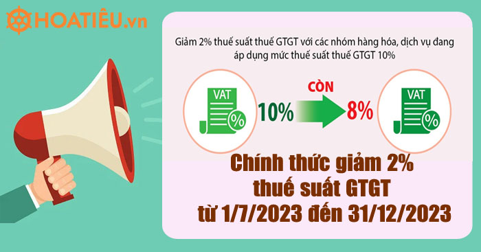 Nước uống đóng chai có được giảm thuế GTGT năm 2023 không