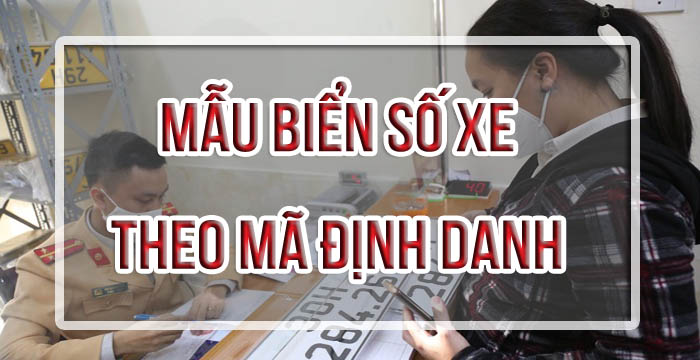 Mẫu biển số xe theo mã định danh từ 15/8/2023