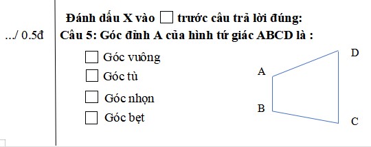 Đề thi Toán lớp 4 Học kì 1 Kết nối tri thức