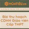 Bài thu hoạch chức danh nghề nghiệp hạng 3 THPT mới nhất năm 2024