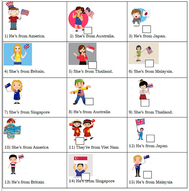 Bài tập bổ trợ Tiếng Anh 4 Global Success