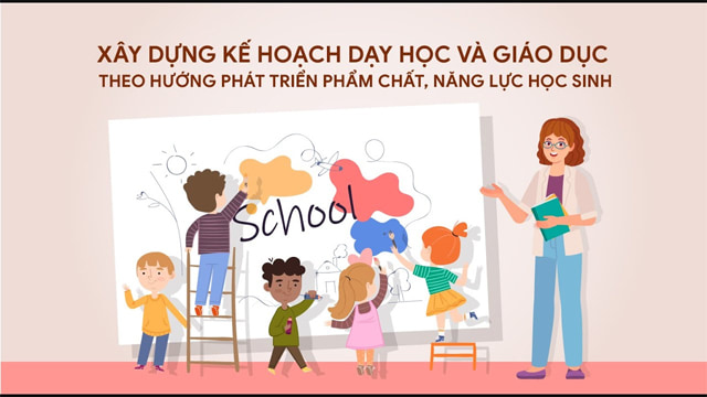 Xây dựng kế hoạch dạy học và giáo dục theo hướng phát triển phẩm chất, năng lực học sinh