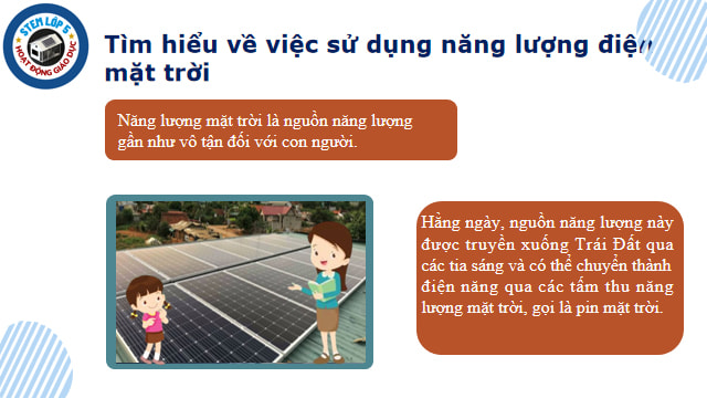 Giáo án STEM lớp 5: Ngôi nhà điện mặt trời