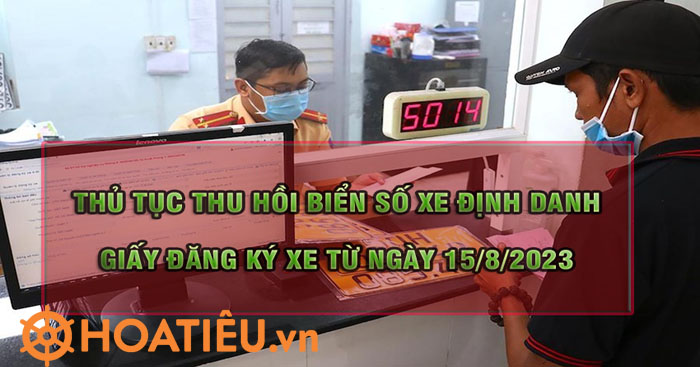 Thủ tục thu hồi biển số xe, giấy đăng ký xe