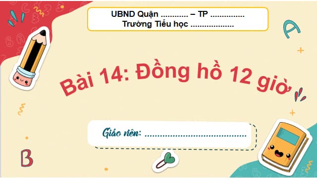 Giáo án STEM lớp 1