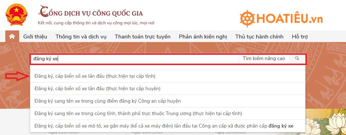 Đăng ký biển số định danh ở đâu