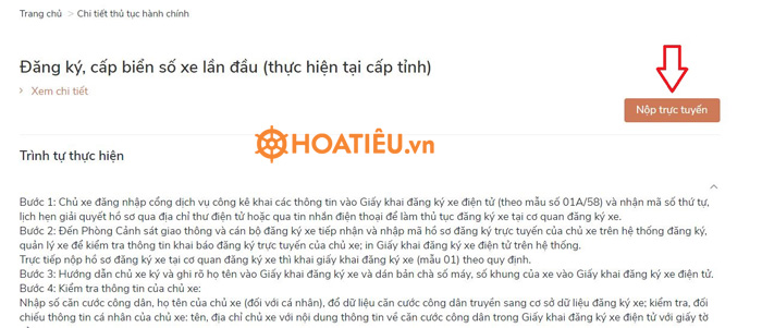 Đăng ký biển số định danh ở đâu