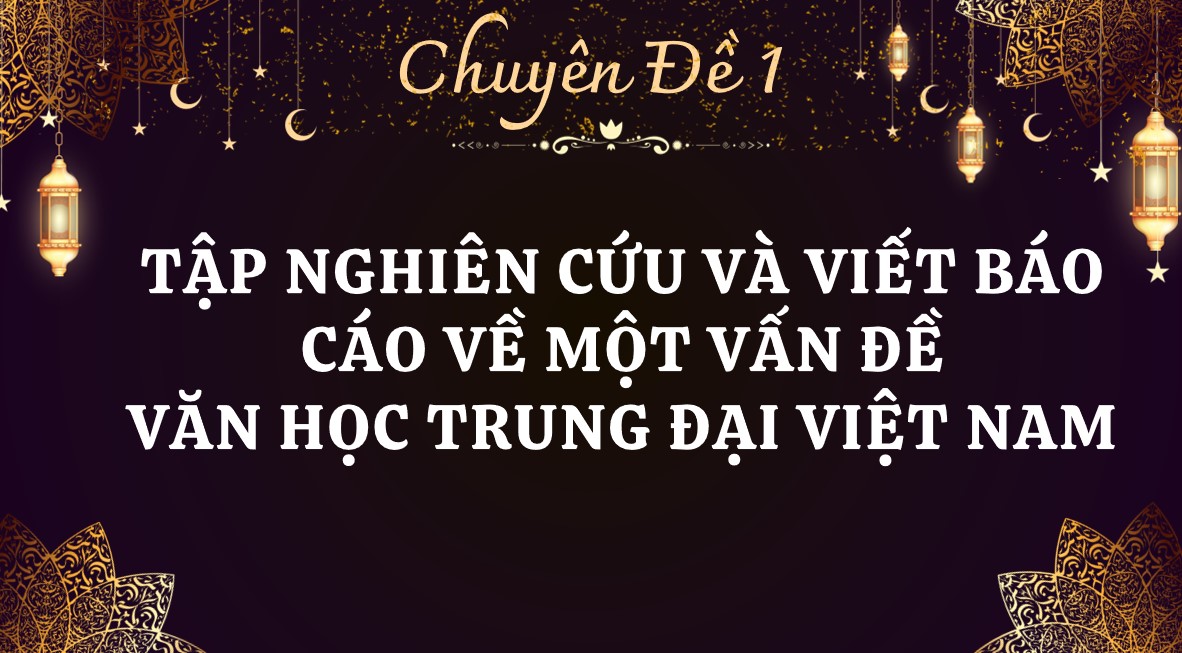 Giáo án điện tử chuyên đề 1 Ngữ văn 11 Cánh Diều 