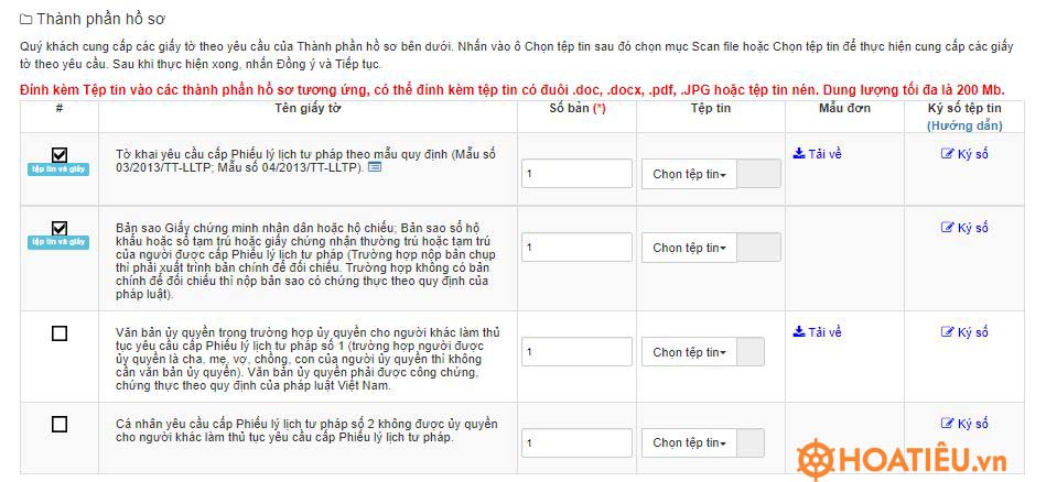 Hướng dẫn khai lý lịch tư pháp online mới nhất