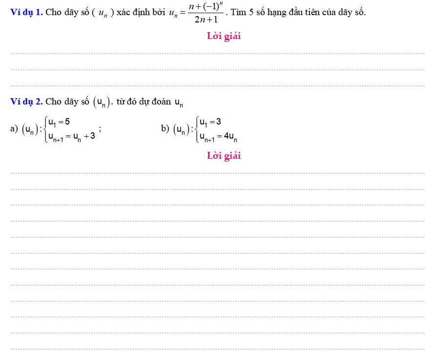 Nội dung giáo án dạy thêm môn Toán lớp 11 Cánh Diều