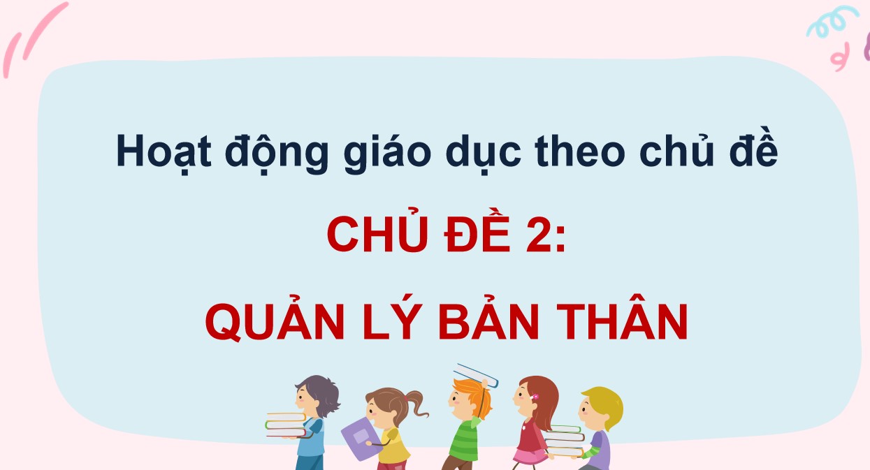 Giáo án điện tử Hoạt động trải nghiệm 11 Cánh Diều chủ đề 2