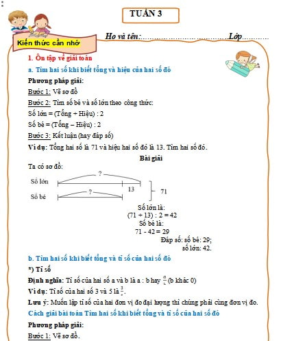 Bài tập cuối tuần Toán lớp 5 có đáp án