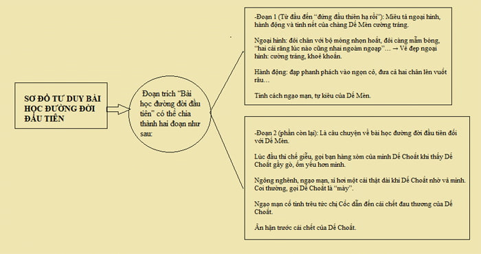 Tóm tắt văn bản Bài học đường đời đầu tiên ngắn nhất
