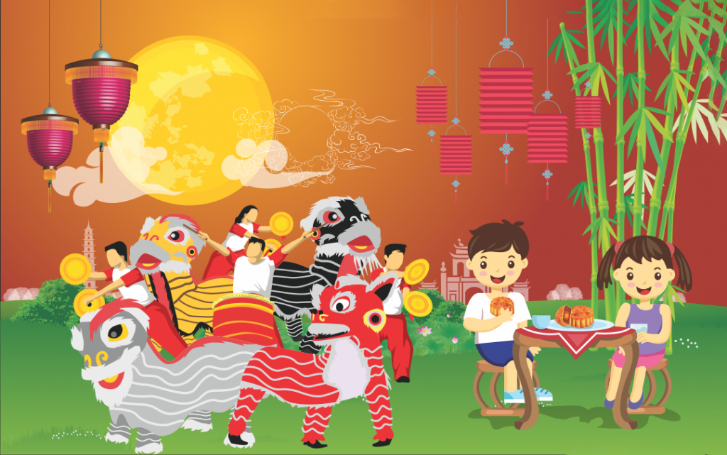 mẫu giấy mời tham dự chương trình Tết Trung Thu